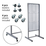Azar Clear Pegboard Display 48H x 24W-inch
