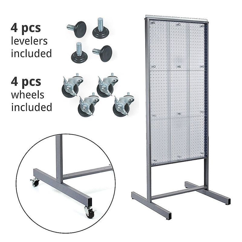 Azar Clear Pegboard Display 48H x 24W-inch