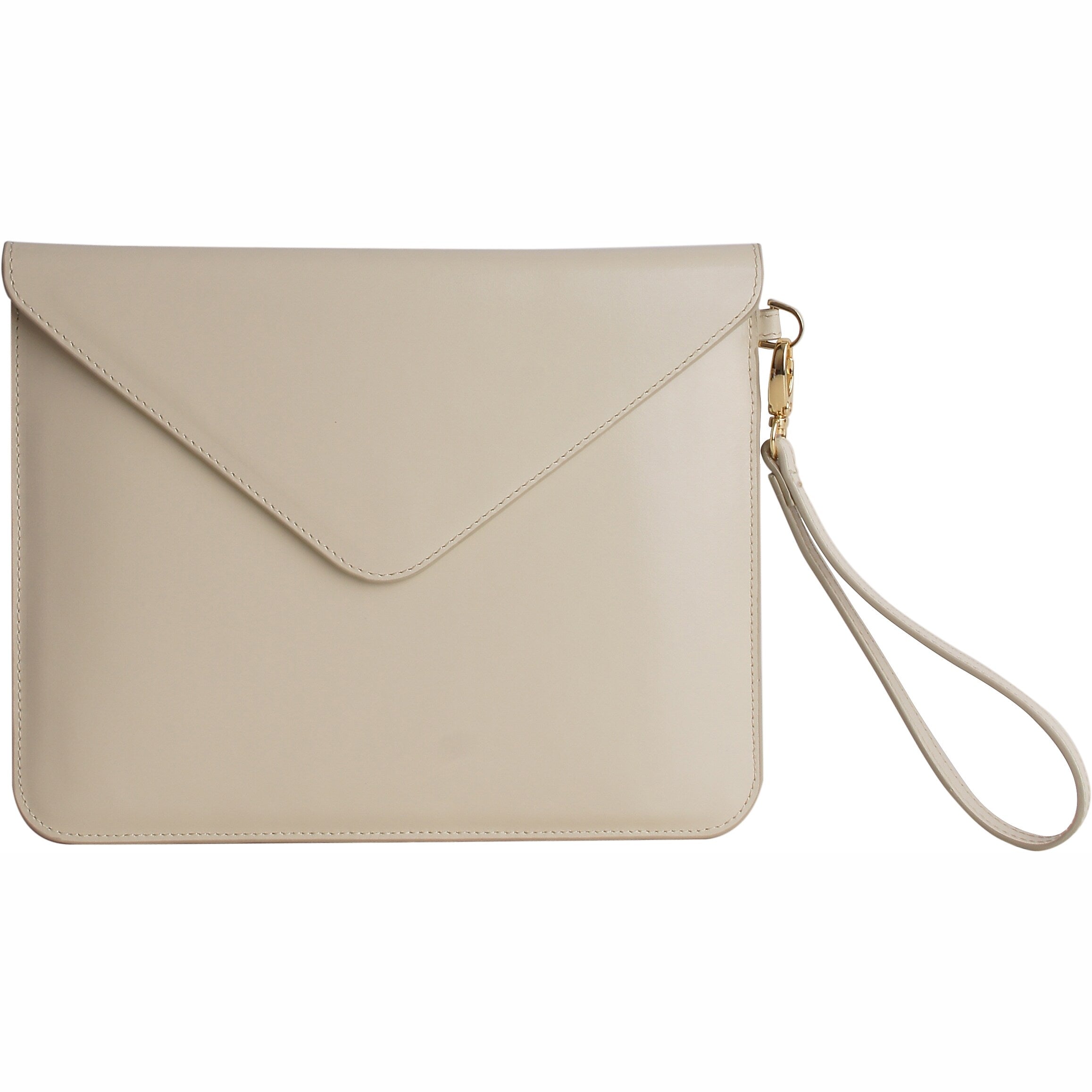 Paperthinks™ Recycled Leather Folio For iPad 2/3 and 11" Tablets, Ivory