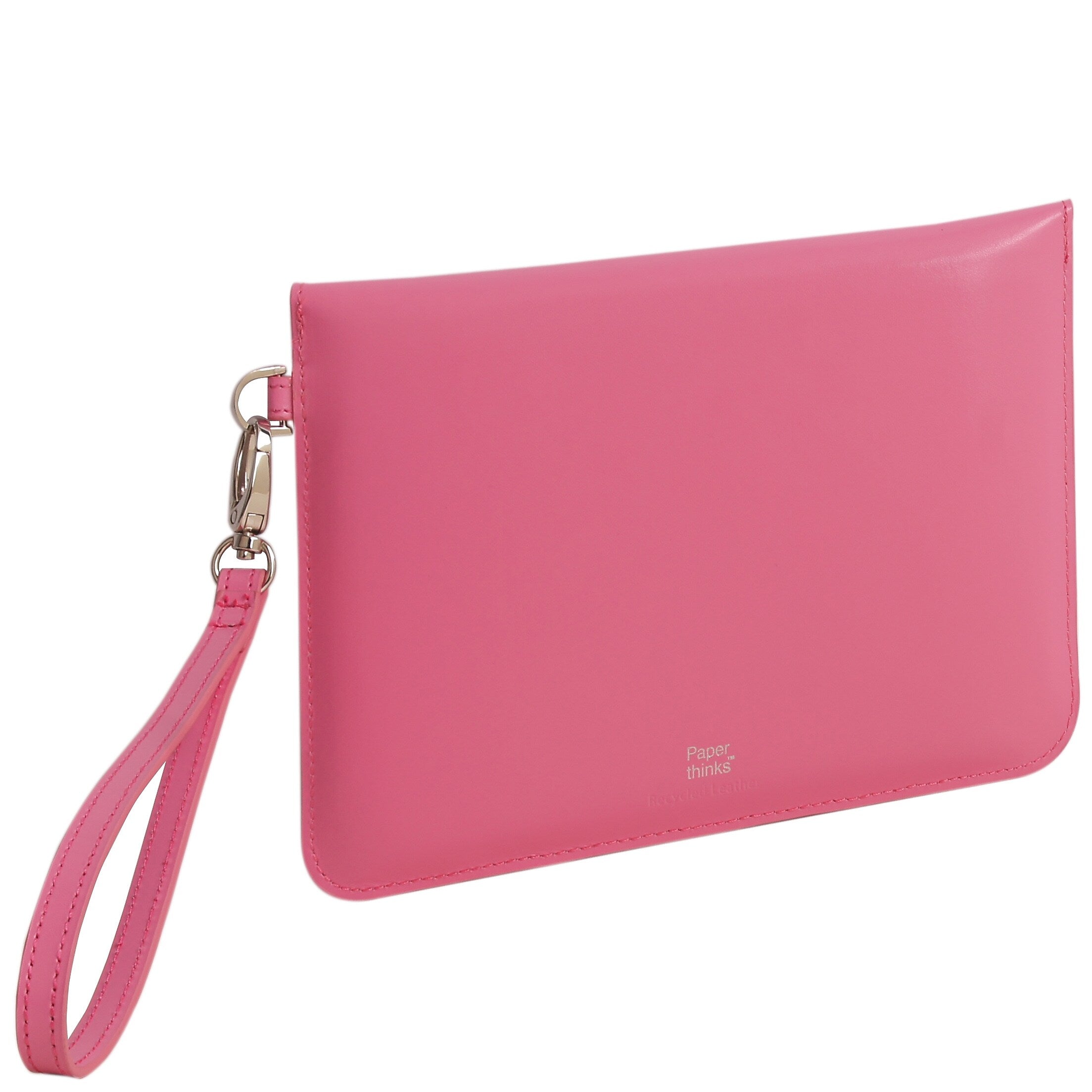 Paperthinks™ Recycled Leather Folio For iPad Mini and 7" Tablets, Fuchsia
