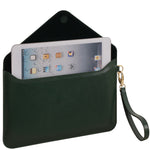 Paperthinks™ Recycled Leather Folio For iPad Mini and 7" Tablets, Deep Olive