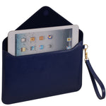 Paperthinks™ Recycled Leather Folio For iPad Mini and 7" Tablets, Navy Blue