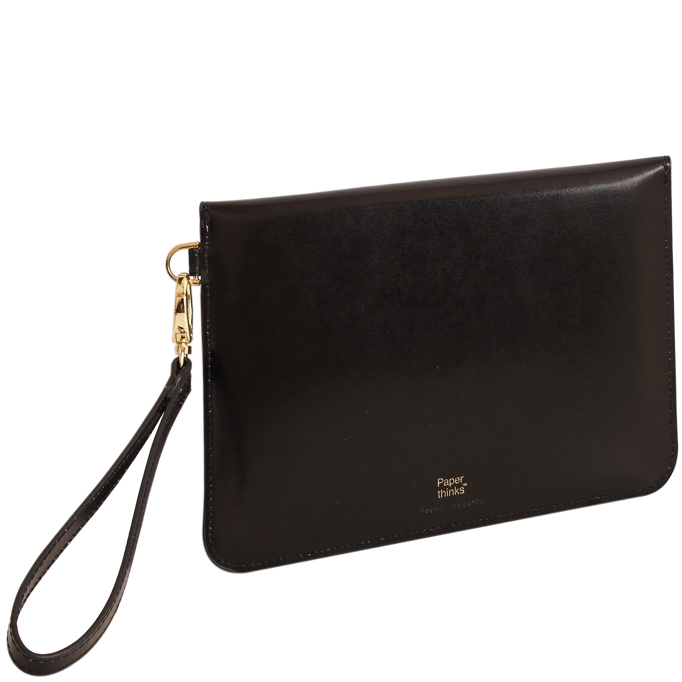 Paperthinks™ Recycled Leather Folio For iPad Mini and 7" Tablets, Black