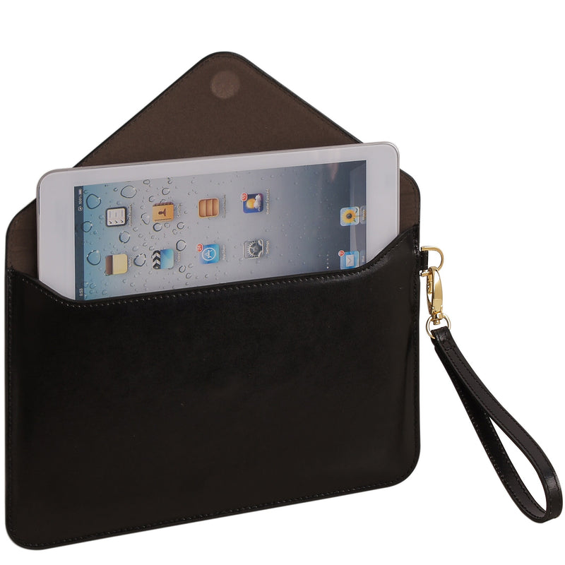 Paperthinks™ Recycled Leather Folio For iPad Mini and 7" Tablets, Black