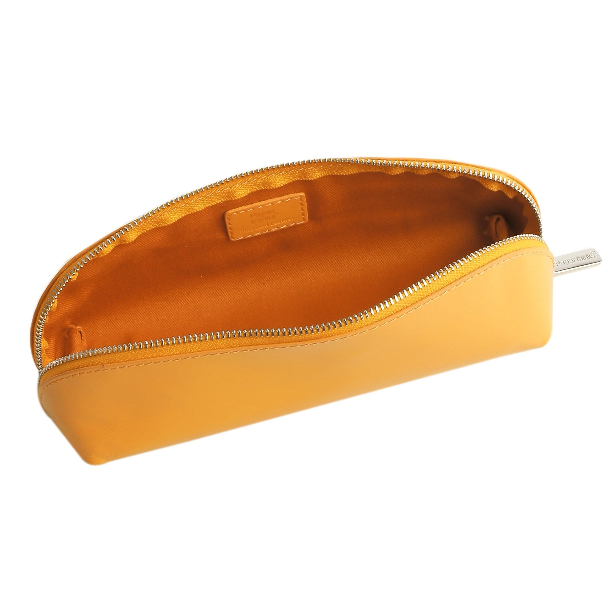Paperthinks Rainbow Leather Travel Pouch, Yellow Gold (PT98315)