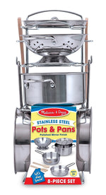 Melissa & Doug Let's Play House! Pots & Pans Set, 6/Pack (4265)