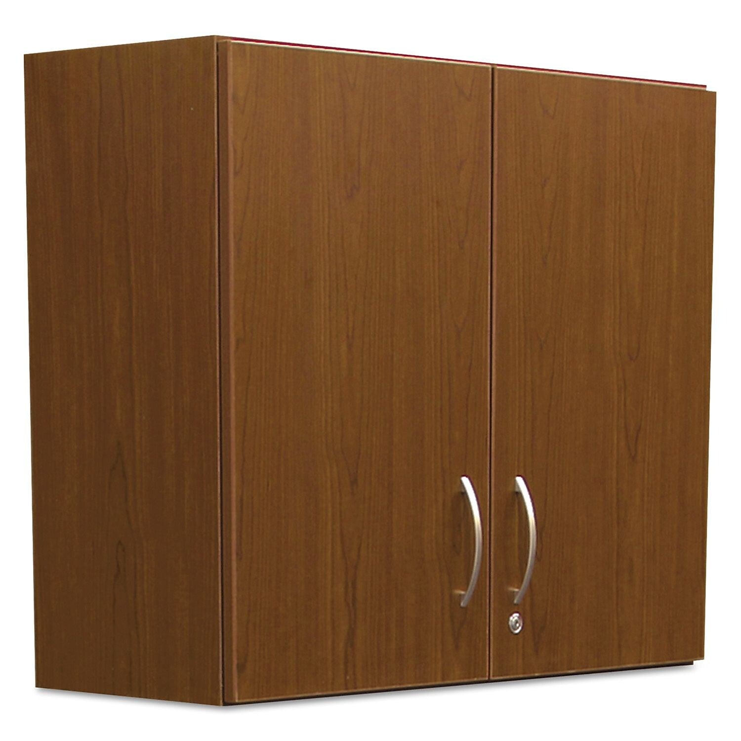 Safco® Modular Break Room Two Doors/Two Adjustable Shelves Base Cabinet, Mahogany/Slate, 36"H x 36"W x 25"D