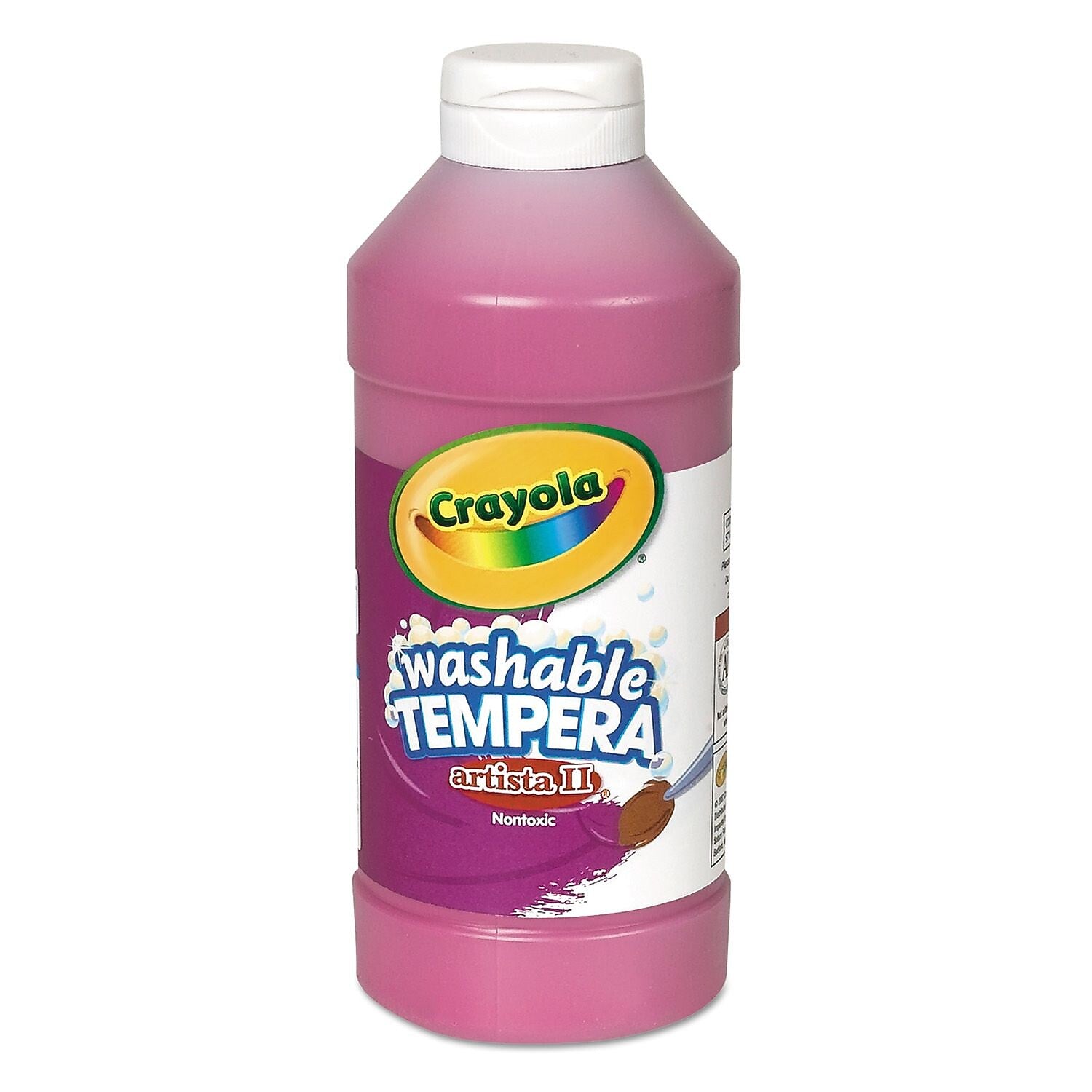Crayola® Artista II® Washable Tempera Paint, Magenta, 16 oz.