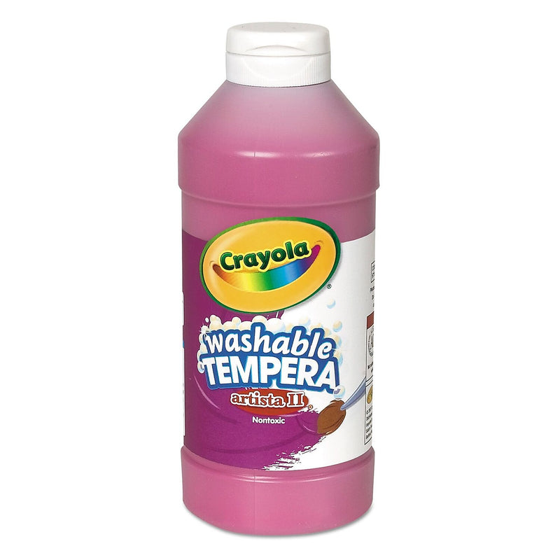 Crayola® Artista II® Washable Tempera Paint, Magenta, 16 oz.