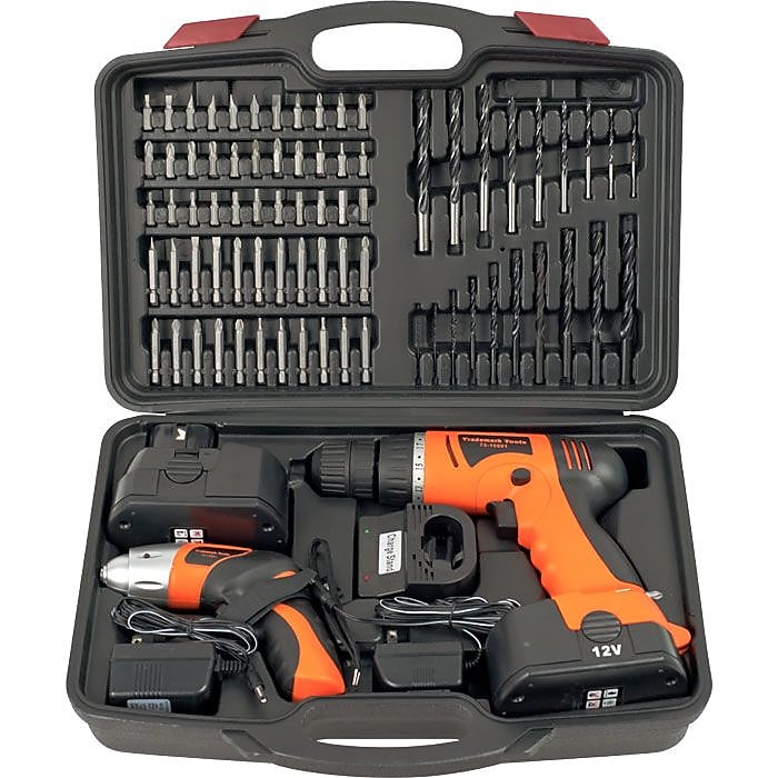Stalwart 12V Cordless Drill and Driver Set (75-10601)