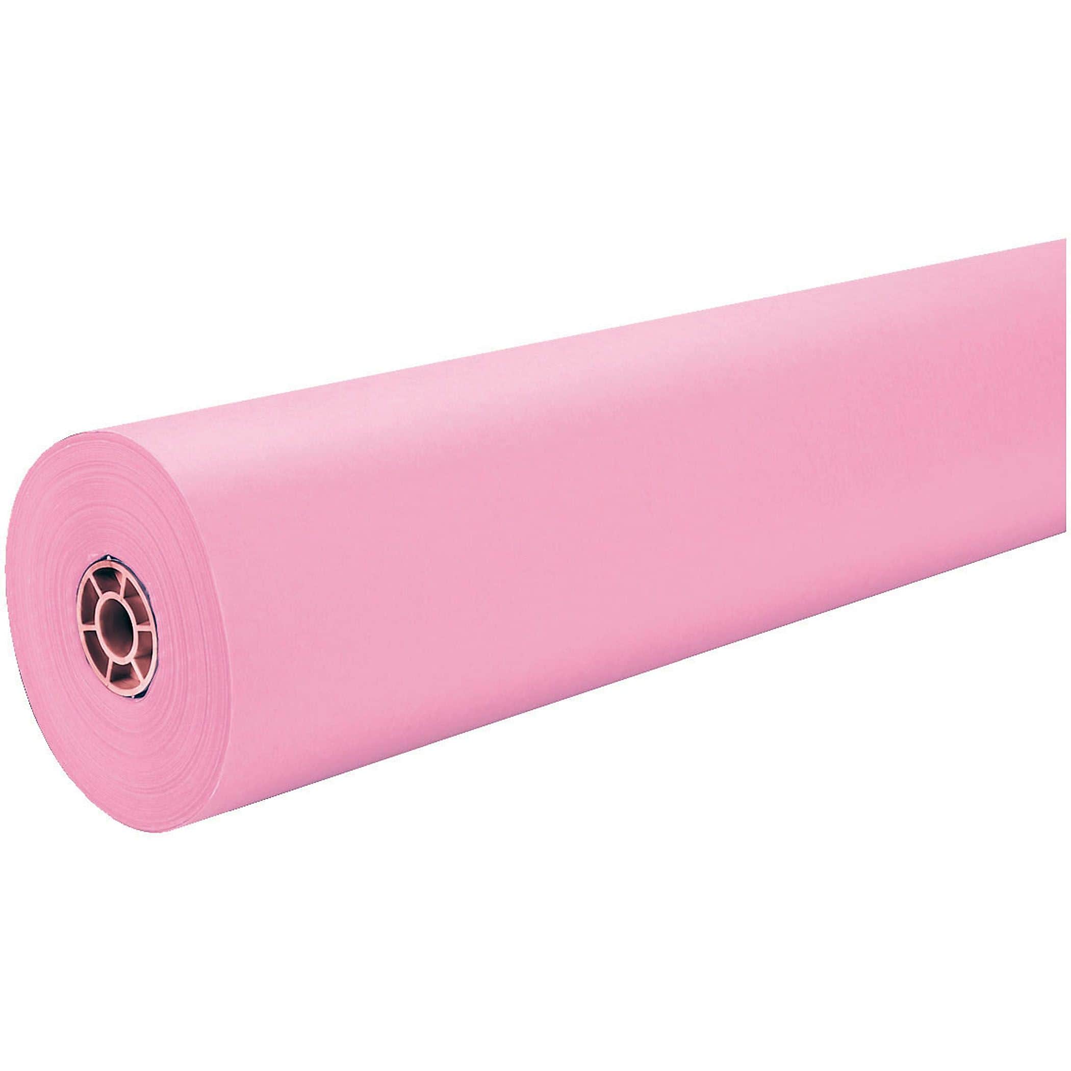 Pacon Rainbow Colored Kraft 36" x 100'+AD54, Pink (PAC66261)