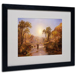 Trademark Fine Art 16" x 20" Acrylic Matted Framed Art Black Frame