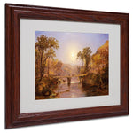 Trademark Fine Art 11" x 14" Acrylic Matted Framed Art Wood Frame