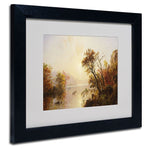 Trademark Fine Art 11" x 14" Wooden Frame Framed Art, Black Frame
