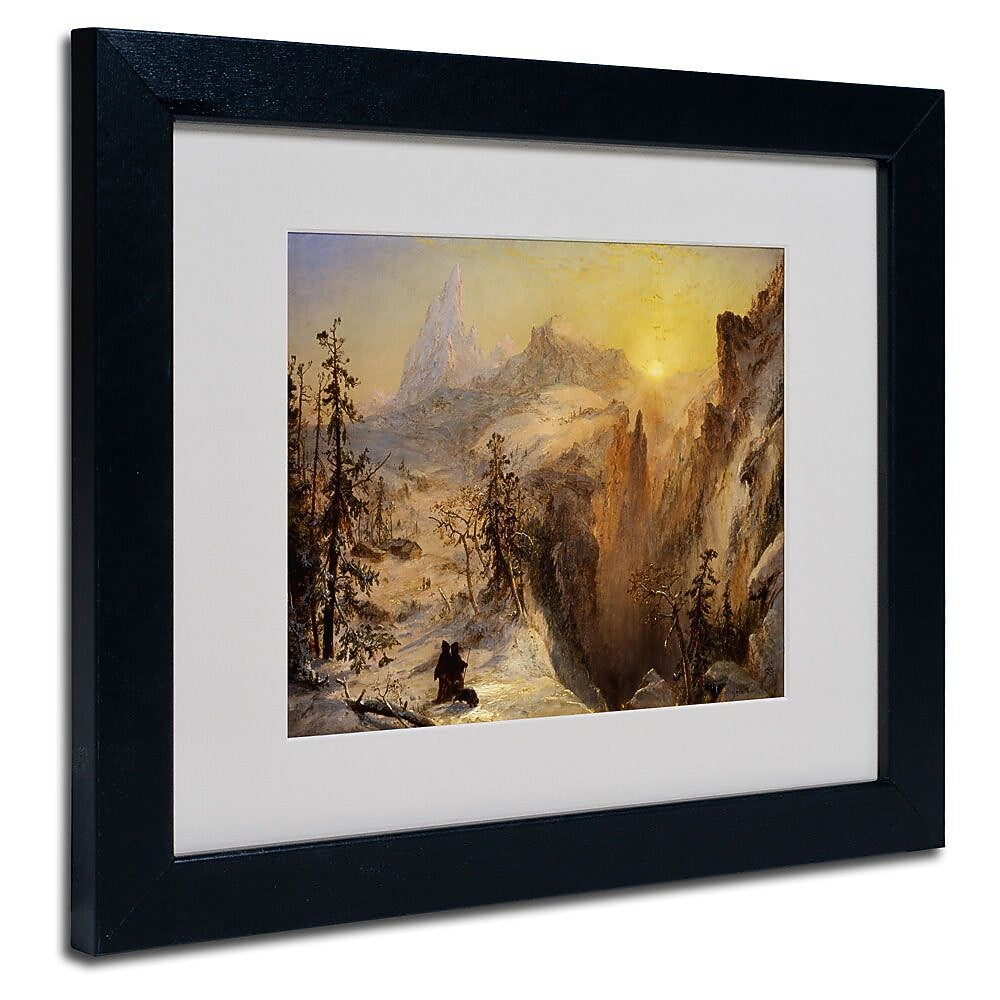 Trademark Fine Art 11" x 14" Acrylic Framed Art, Black Frame