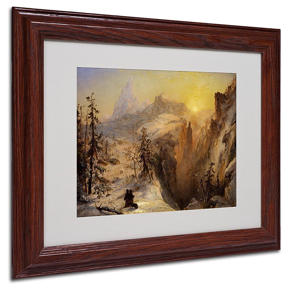 Trademark Fine Art 11" x 14" Acrylic Framed Art, Wood Frame