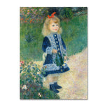 Trademark Fine Art 14" x 19" Hidden Wooden Frame A Girl With a Watering Can
