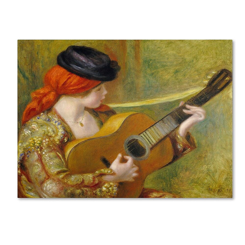 Trademark Fine Art 14" x 19" Hidden Wooden Frame Young Spanish Woman
