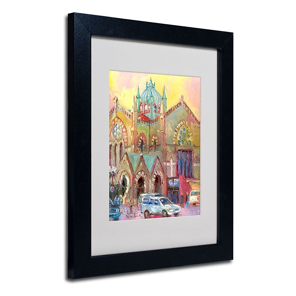 Trademark Fine Art 11" x 14" Matted Framed Art, Black Frame