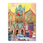 Trademark Fine Art 47" x 35" Wooden Frame Boston 2