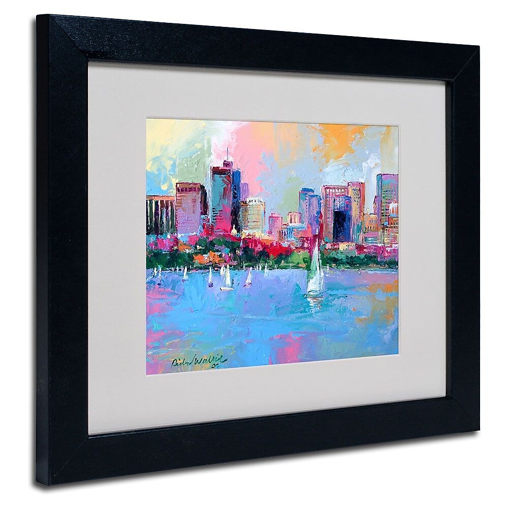 Trademark Fine Art 14" x 11" Canvas, Wood, Polypropylene Canvas Art Painting, Black Frame