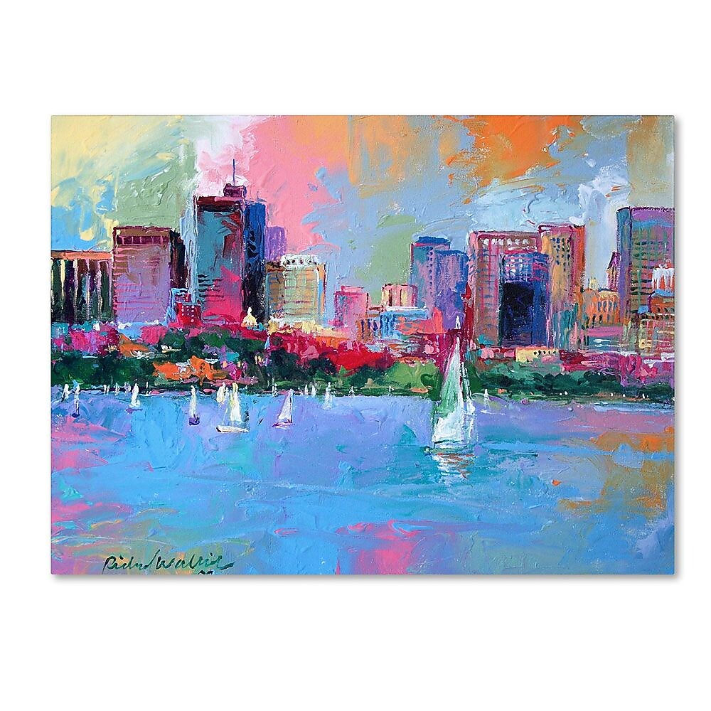 Trademark Fine Art 18" x 24" Hidden Wooden Frame Boston 3