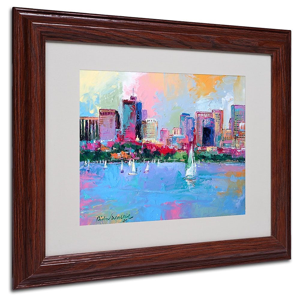 Trademark Fine Art 14" x 11" Canvas, Wood, Polypropylene Canvas Art Painting, Dark Wooden
