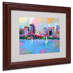 Trademark Fine Art 14" x 11" Canvas, Wood, Polypropylene Canvas Art Painting, Dark Wooden
