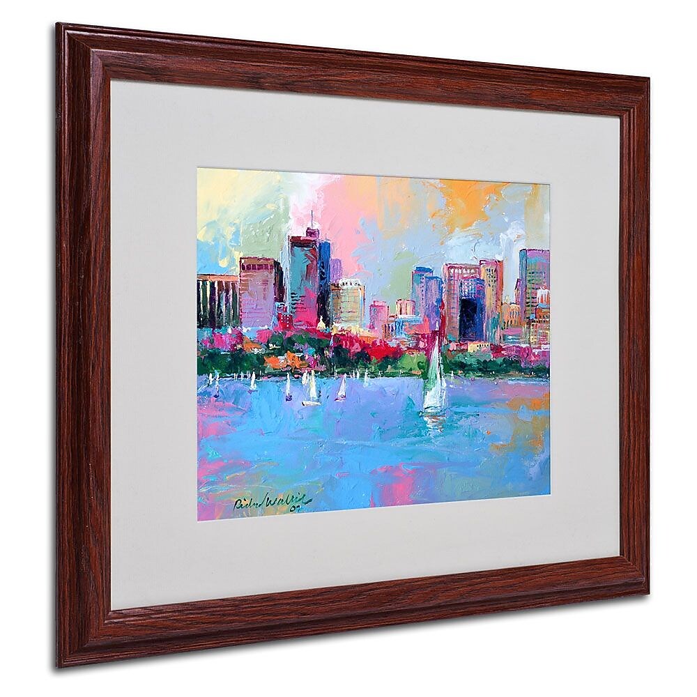 Trademark Fine Art 16" x 20" Framed Art, Wood Frame