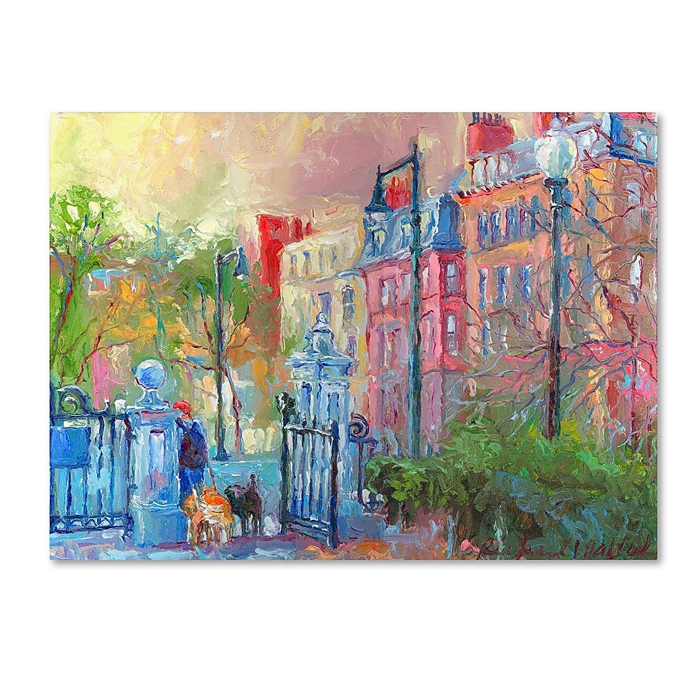 Trademark Fine Art 24" x 32" Hidden Wooden Frame Boston