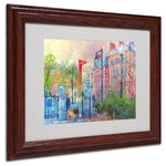 Trademark Fine Art 11" x 14" Acrylic Canvas Artwork, Wood Frame