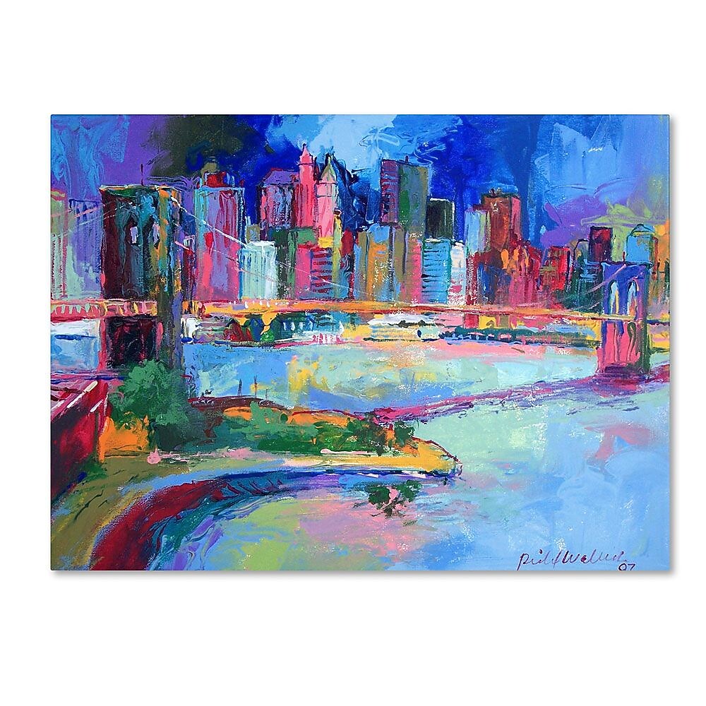 Trademark Fine Art 35" x 47" Hidden Wooden Frame Brooklyn