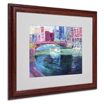 Trademark Fine Art 16" x 20" Acrylic Chicago 2, Wood