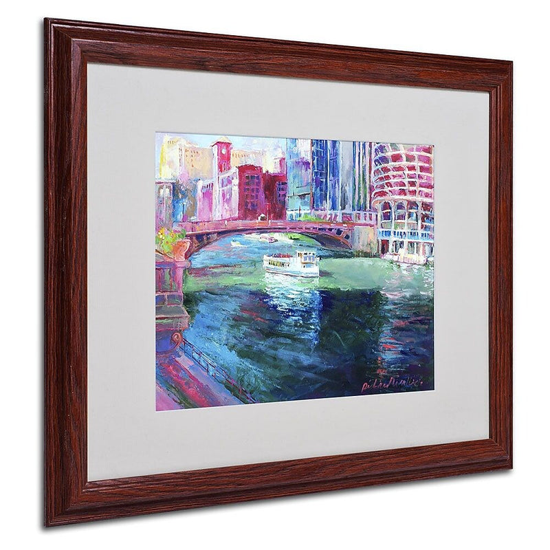 Trademark Fine Art 16" x 20" Acrylic Chicago 2, Wood