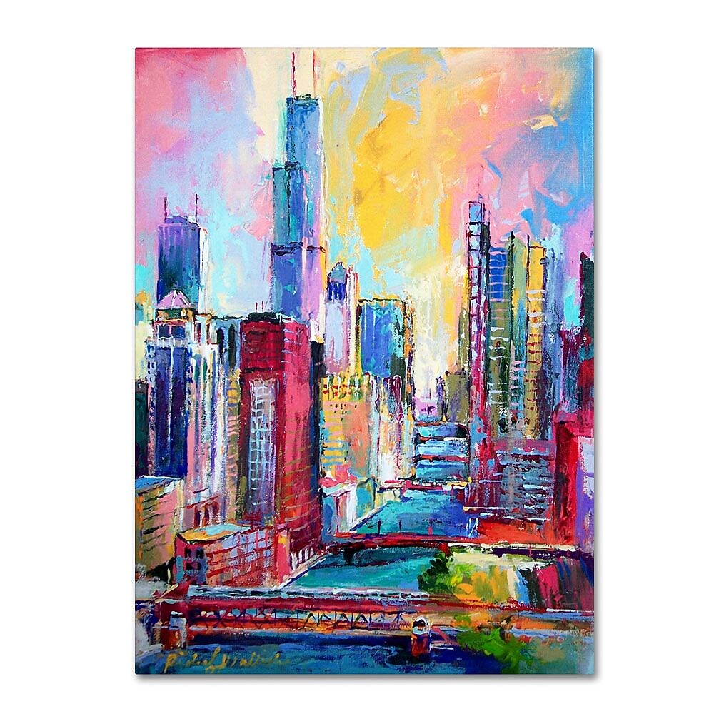 Trademark Fine Art 14" x 19" Hidden Wooden Frame Chicago 3
