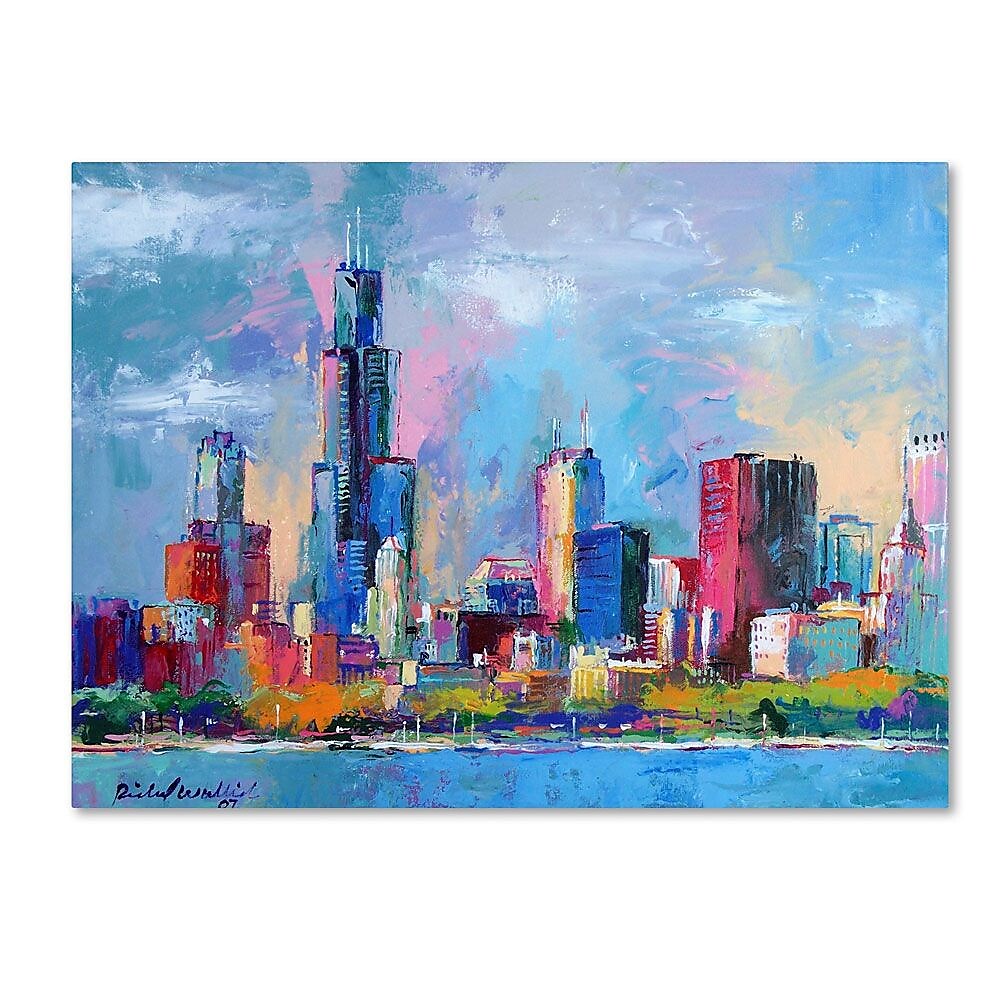 Trademark Fine Art 24" x 32" Hidden Wooden Frame Chicago 5