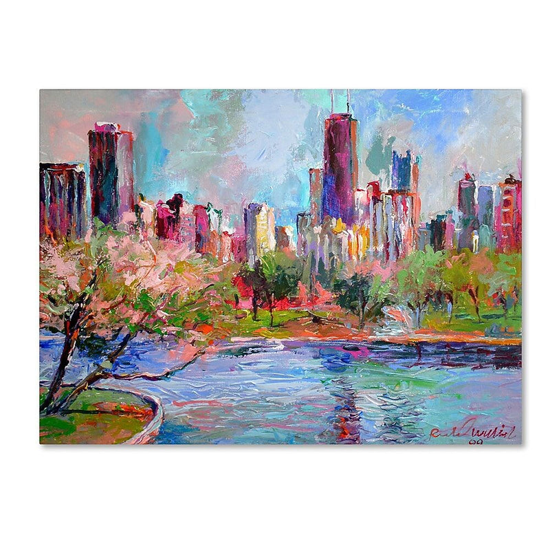 Trademark Fine Art 35" x 47" Hidden Wooden Frame Cityscape 2
