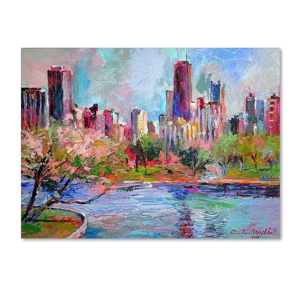 Trademark Fine Art 14" x 19" Hidden Wooden Frame Cityscape 2