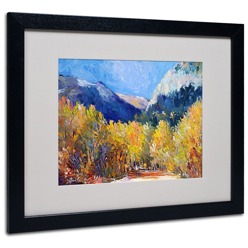 Trademark Fine Art 16" x 20" Acrylic Cotton, Black