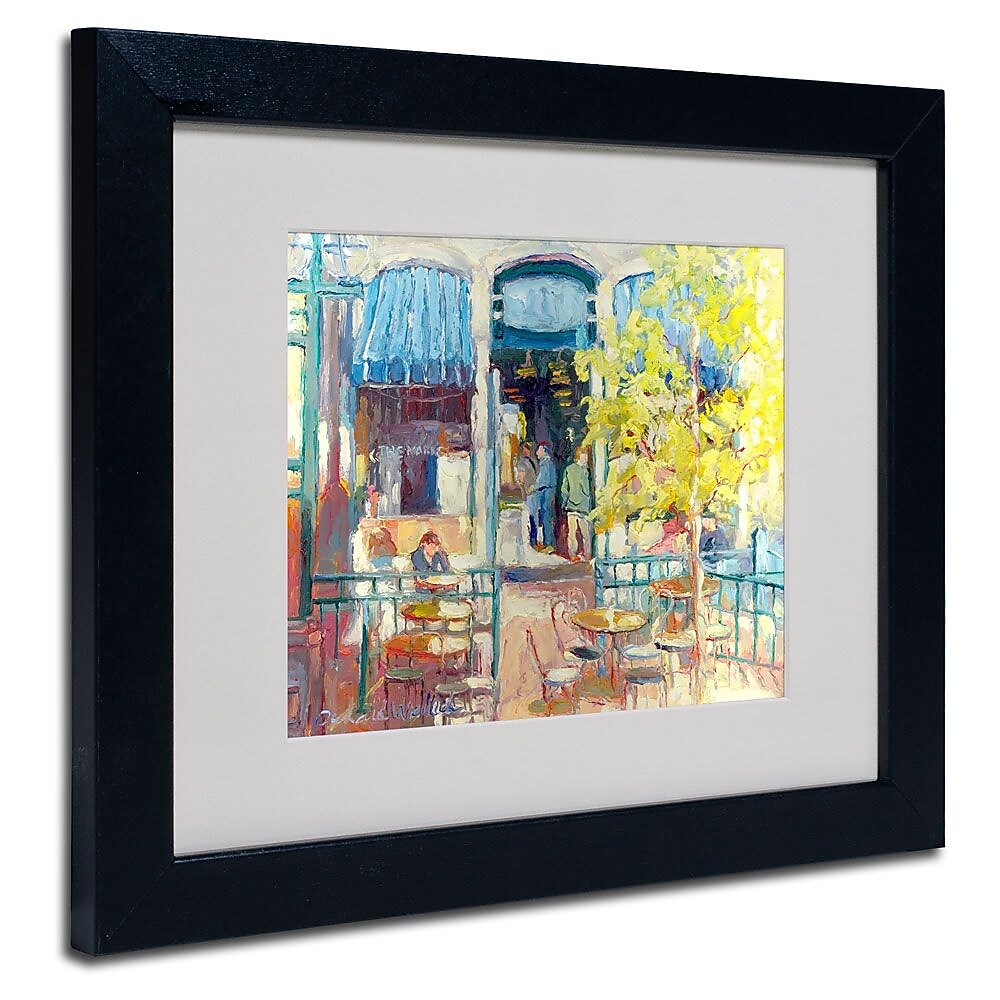 Trademark Fine Art 11" x 14" Acrylic Denver, Black Frame