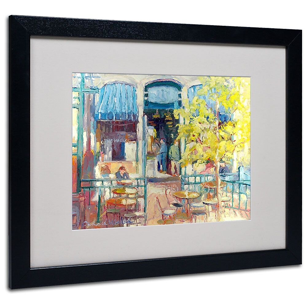 Trademark Fine Art Framed Art, Black