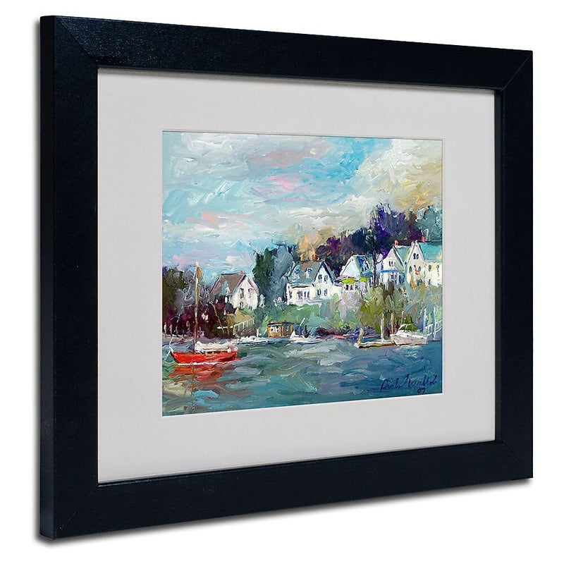 Trademark Fine Art 11" x 14" Acrylic Dock Artwork, Black Frame