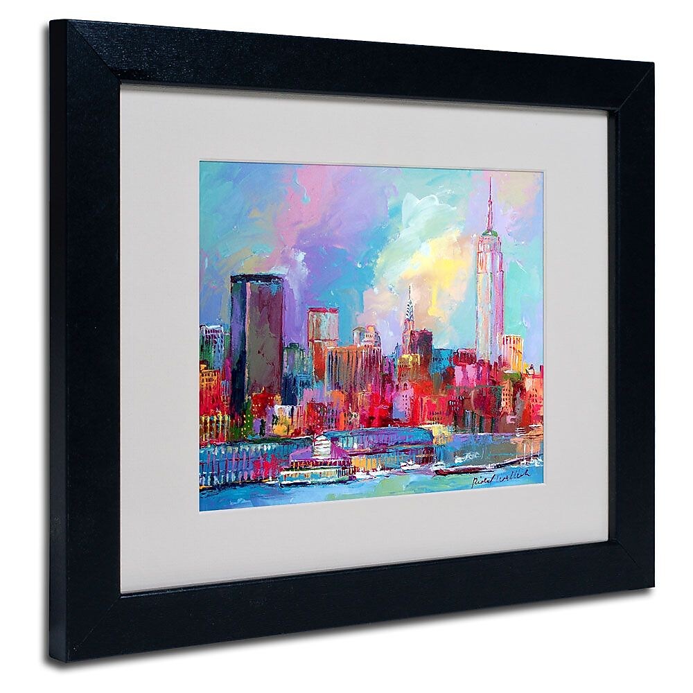 Trademark Fine Art 11" x 14" Acrylic Empire, Black