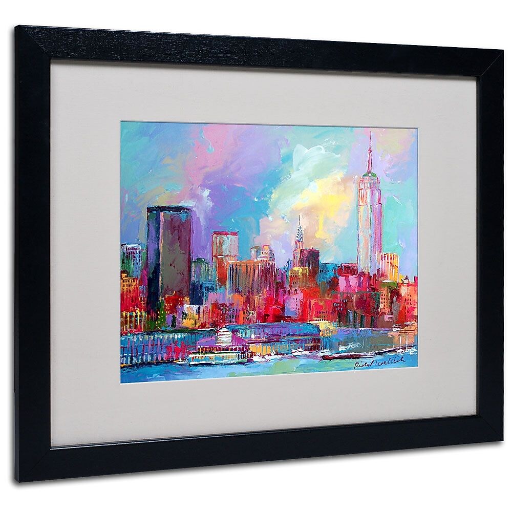 Trademark Fine Art 16" x 20" Acrylic Empire, Black Frame