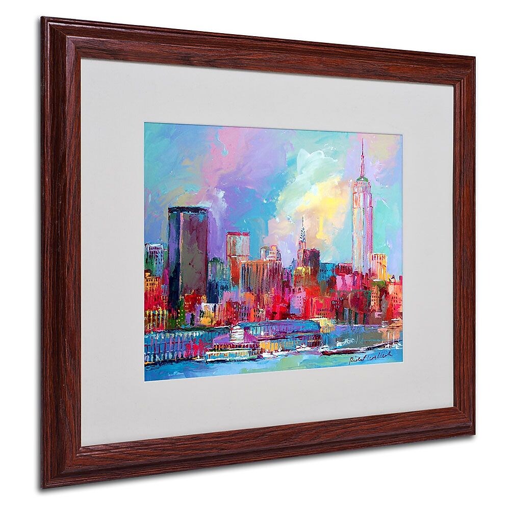 Trademark Fine Art 16" x 20" Acrylic Empire, Dark Wood
