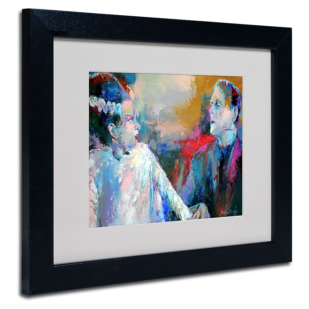 Trademark Fine Art 11" x 14" Acrylic Frankenstein, Black