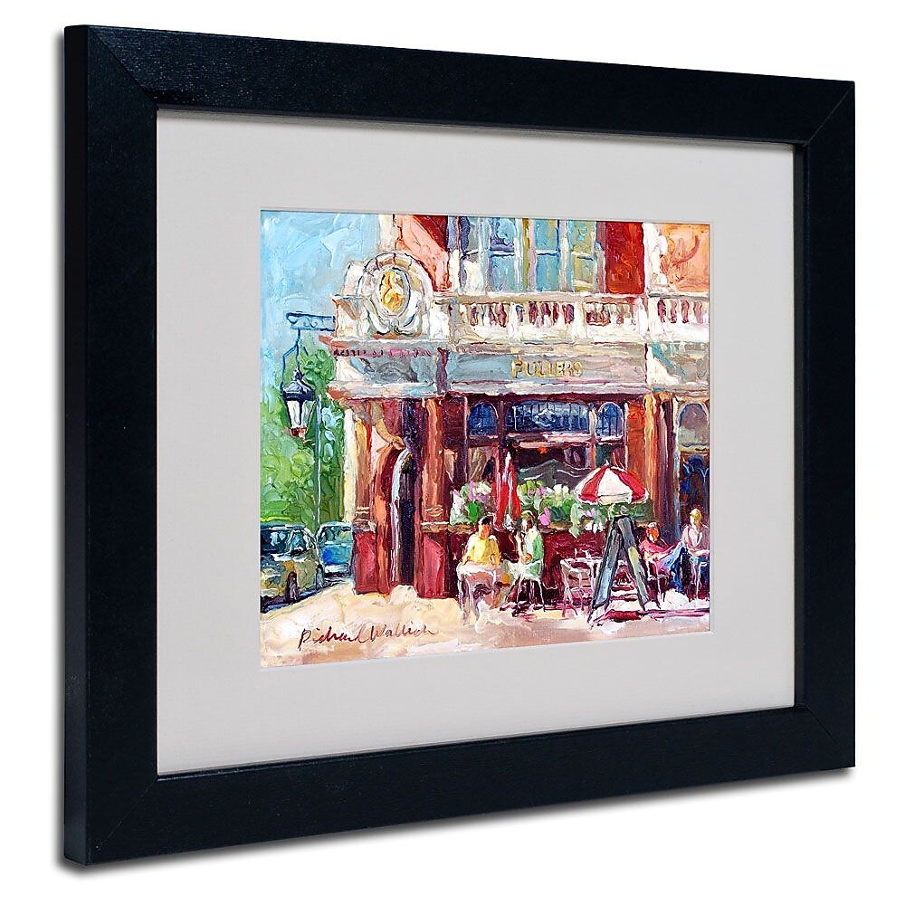 Trademark Fine Art 11" x 14" Acrylic Fullers Artwork, Black Frame
