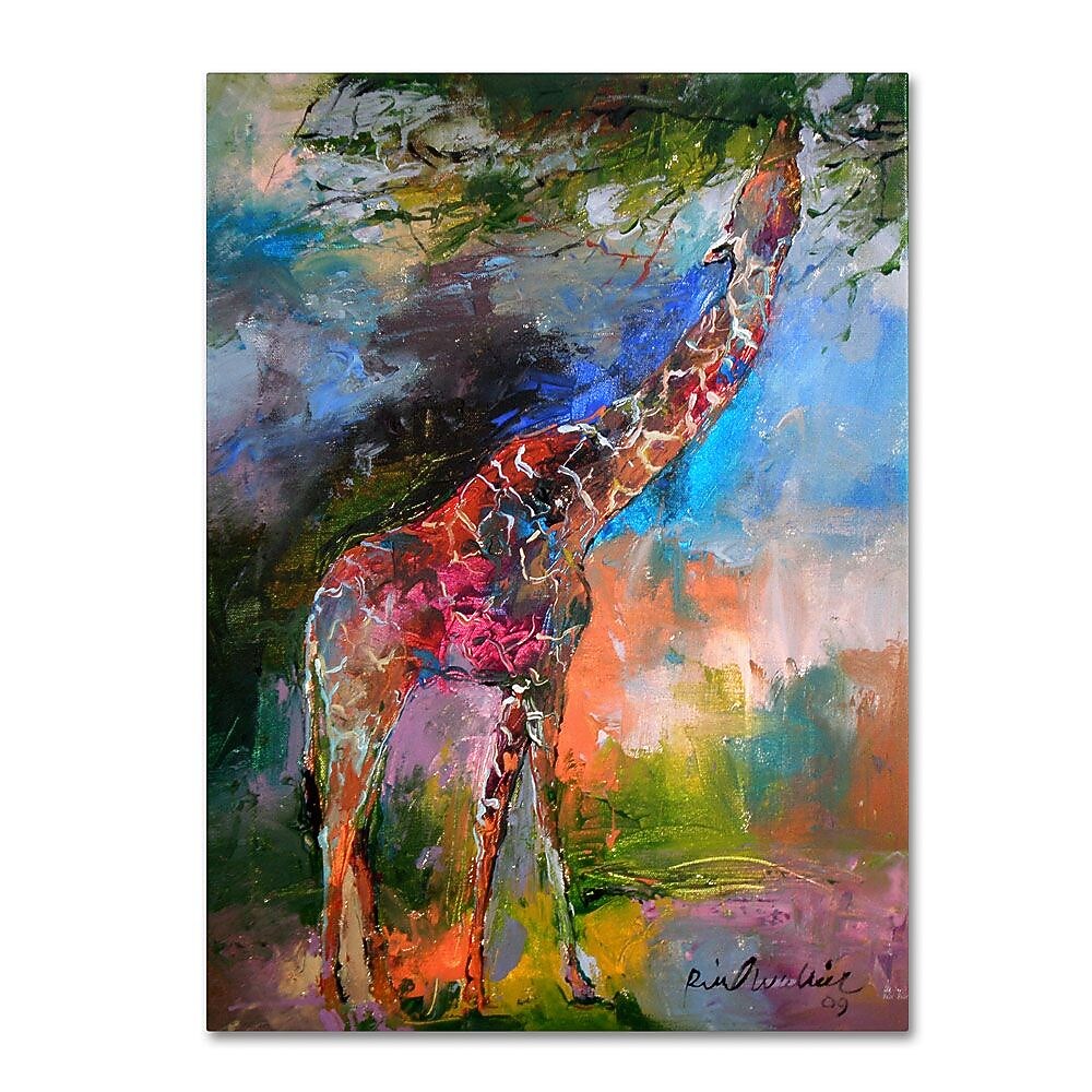 Trademark Fine Art 18" x 24" Canvas Giraffe