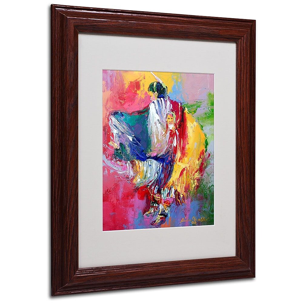 Trademark Fine Art 11" x 14" Acrylic Fine Art, Dark Wood