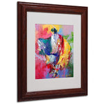 Trademark Fine Art 11" x 14" Acrylic Fine Art, Dark Wood